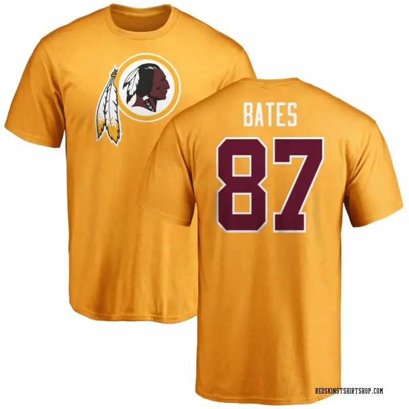 Men's John Bates Washington Commanders Name & Number Logo T-Shirt - Gold