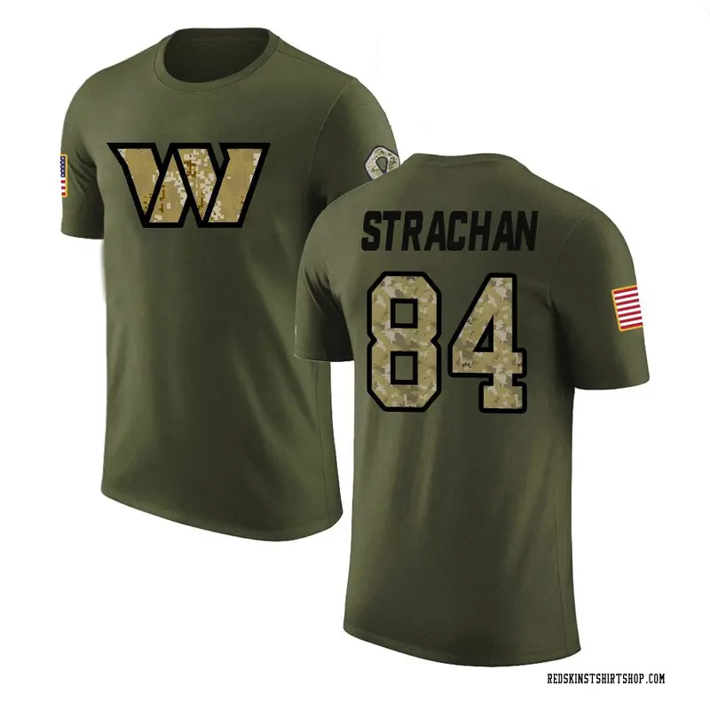 Men's Michael Strachan Washington Commanders Olive Salute to Service Legend T-Shirt