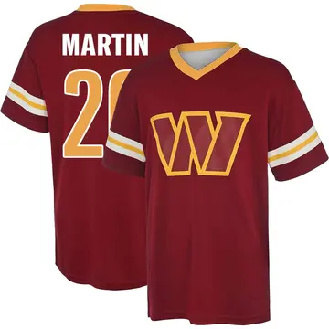Men's Quan Martin Washington Commanders Red Name & Number Game Day V-Neck T-Shirt