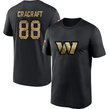 Men's River Cracraft Washington Commanders Black 2020 Salute To Service Performance T-Shirt