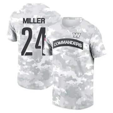 Men's Von Miller Washington Commanders Arctic Camo 2024 Salute to Service Performance T-Shirt