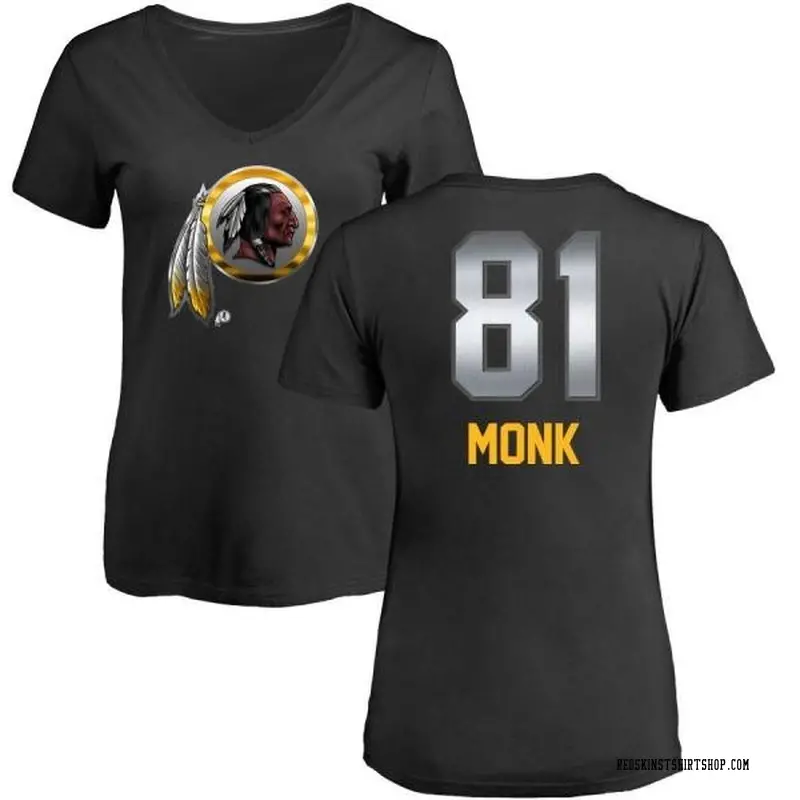 Women's Art Monk Washington Commanders Midnight Mascot T-Shirt - Black