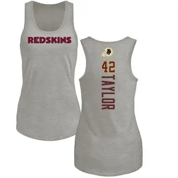 Women's Charley Taylor Washington Commanders Backer Tri-Blend Tank Top - Ash