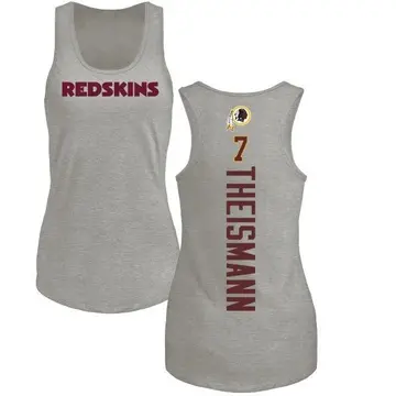 Women's Joe Theismann Washington Commanders Backer Tri-Blend Tank Top - Ash