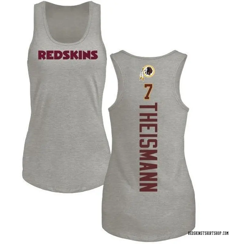 Women's Joe Theismann Washington Commanders Backer Tri-Blend Tank Top - Ash
