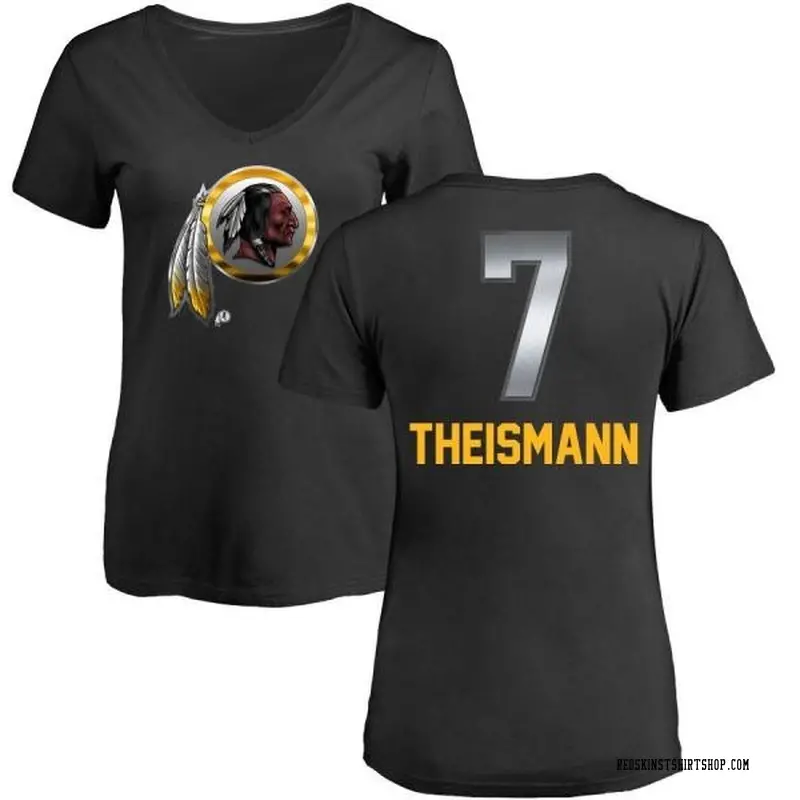 Women's Joe Theismann Washington Commanders Midnight Mascot T-Shirt - Black