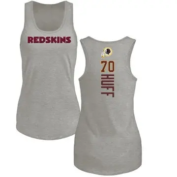 Women's Sam Huff Washington Commanders Backer Tri-Blend Tank Top - Ash
