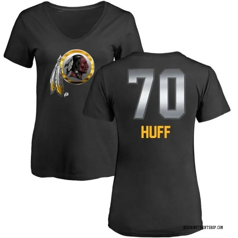 Women's Sam Huff Washington Commanders Midnight Mascot T-Shirt - Black