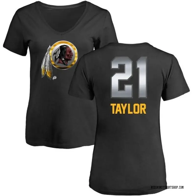 Women's Sean Taylor Washington Commanders Midnight Mascot T-Shirt - Black