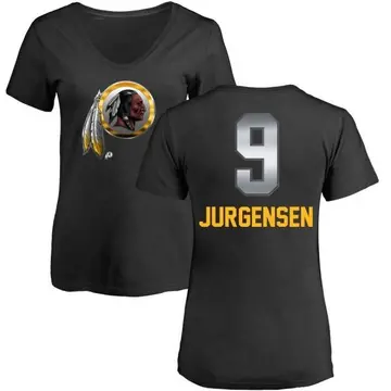 Women's Sonny Jurgensen Washington Commanders Midnight Mascot T-Shirt - Black