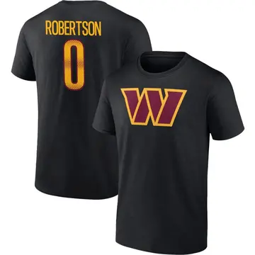 Youth Amik Robertson Washington Commanders Black Name & Number T-Shirt