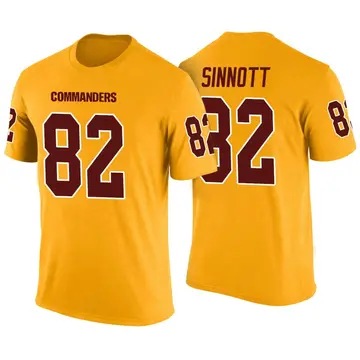 Youth Ben Sinnott Washington Commanders Yellow Color Rush Legend T-Shirt