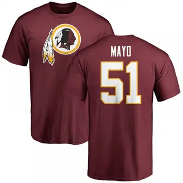 Youth David Mayo Washington Commanders Name & Number Logo T-Shirt - Maroon