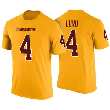 Youth Frankie Luvu Washington Commanders Yellow Color Rush Legend T-Shirt