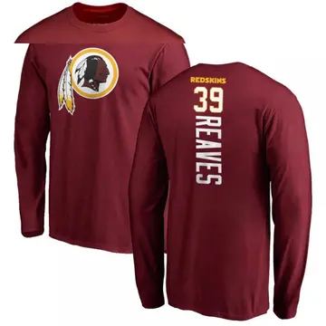 Youth Jeremy Reaves Washington Commanders Backer Long Sleeve T-Shirt - Maroon