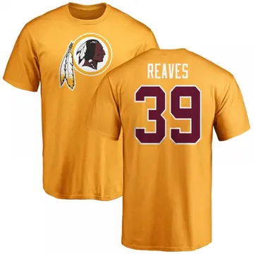 Youth Jeremy Reaves Washington Commanders Name & Number Logo T-Shirt - Gold