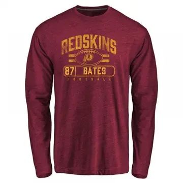 Youth John Bates Washington Commanders Flanker Tri-Blend Long Sleeve T-Shirt - Burgundy