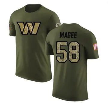 Youth Jordan Magee Washington Commanders Olive Salute to Service Legend T-Shirt