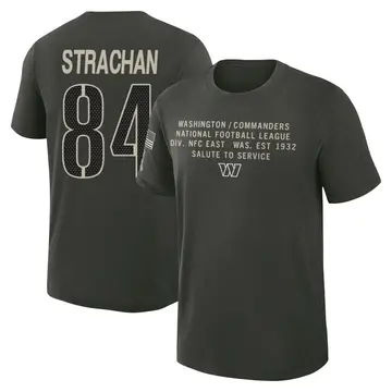 Youth Mike Strachan Washington Commanders Dark/Green 2025 Salute to Service Sideline Slub T-Shirt