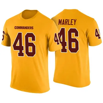 Youth Nico Marley Washington Commanders Yellow Color Rush Legend T-Shirt