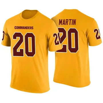 Youth Quan Martin Washington Commanders Yellow Color Rush Legend T-Shirt