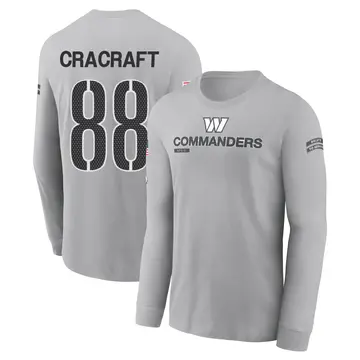 Youth River Cracraft Washington Commanders Gray 2024 Salute to Service Long Sleeve T-Shirt