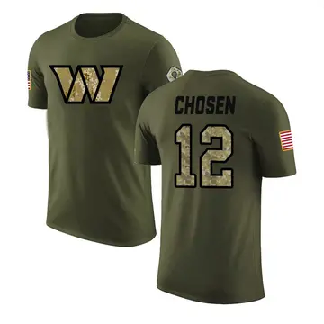 Youth Robbie Chosen Washington Commanders Olive Salute to Service Legend T-Shirt
