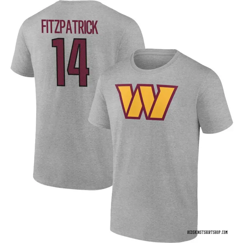Youth Ryan Fitzpatrick Washington Commanders Gray Name & Number T-Shirt
