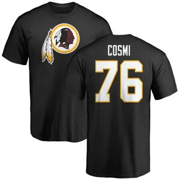 Youth Sam Cosmi Washington Commanders Name & Number Logo T-Shirt - Black