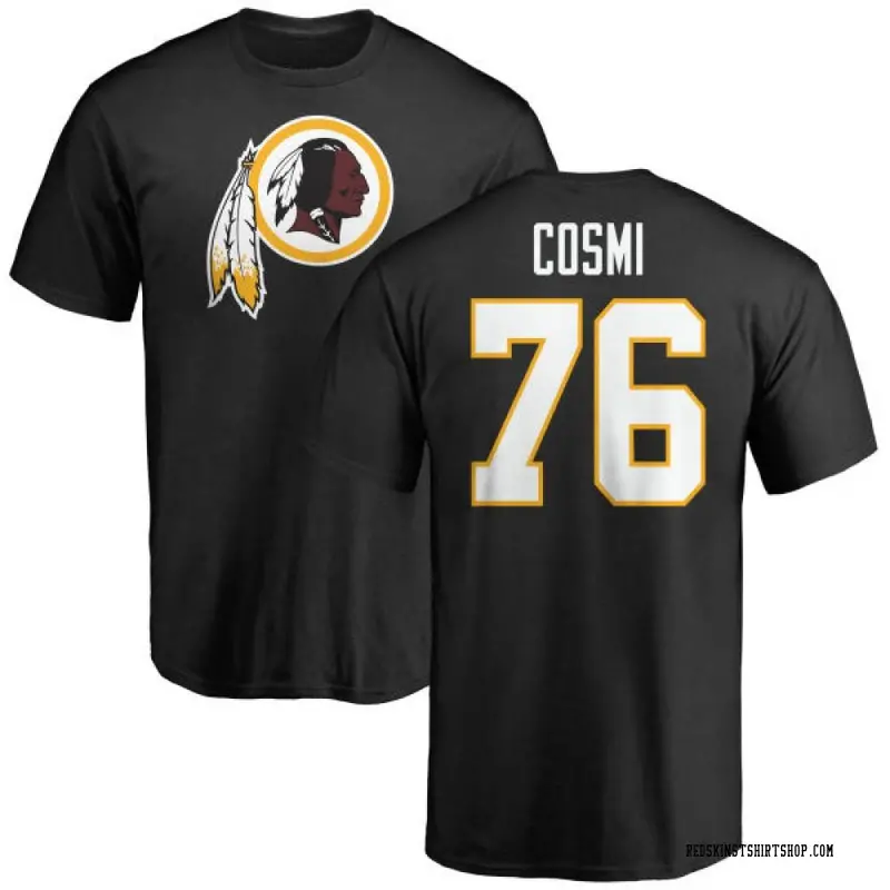 Youth Sam Cosmi Washington Commanders Name & Number Logo T-Shirt - Black