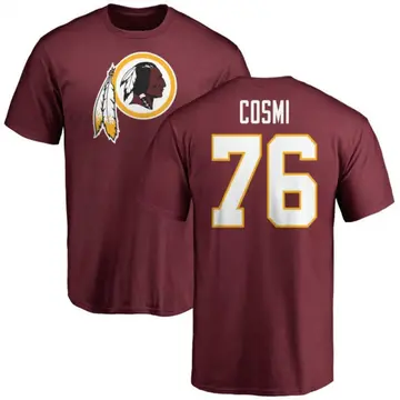 Youth Sam Cosmi Washington Commanders Name & Number Logo T-Shirt - Maroon