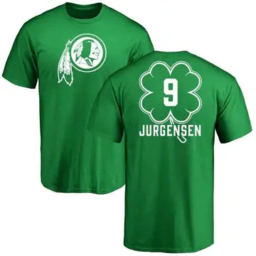 Youth Sonny Jurgensen Washington Commanders Green St. Patrick's Day Name & Number T-Shirt