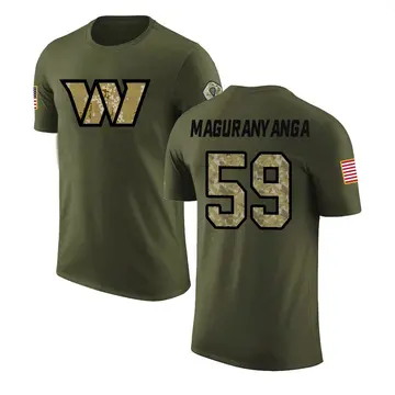 Youth T.J. Maguranyanga Washington Commanders Olive Salute to Service Legend T-Shirt