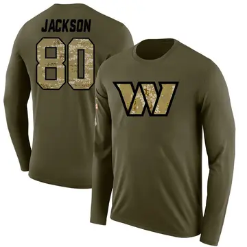 Youth Tyree Jackson Washington Commanders Salute to Service Sideline Olive Legend Long Sleeve T-Shirt