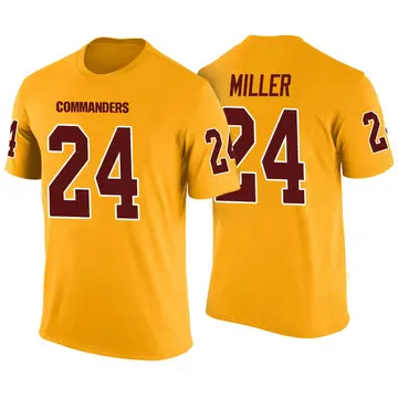 Youth Von Miller Washington Commanders Yellow Color Rush Legend T-Shirt